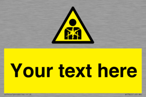 Custom Warning substance or mixture presenting a health hazard